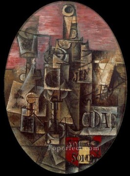 Bodegón español 1912 Pablo Picasso Pinturas al óleo